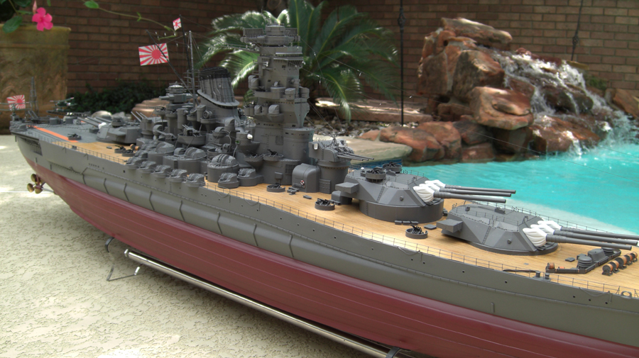 battleship rc boat
