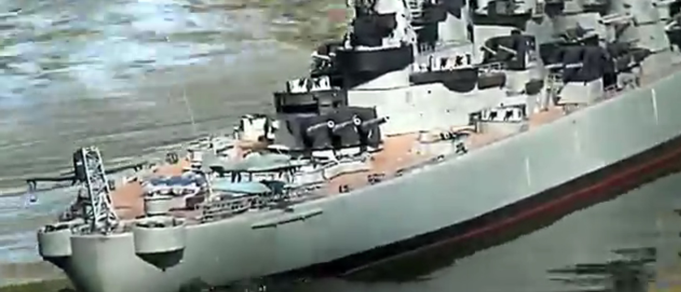 large scale rc battleships
