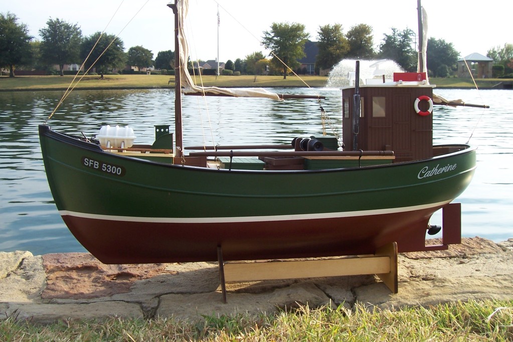 RC fishing boat