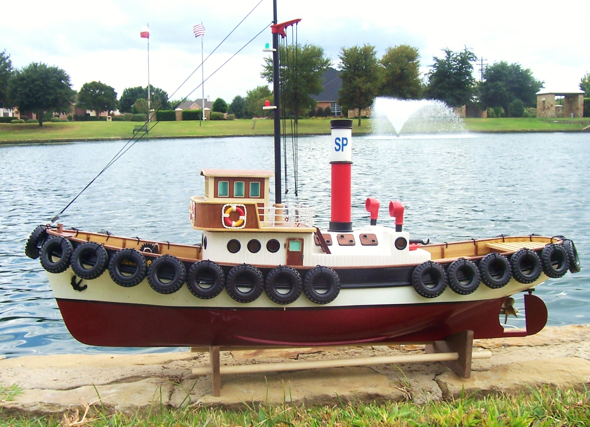 large scale rc tugboat kits